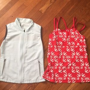 Oiselle Gilman Vest & tank lot